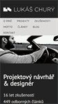 Mobile Screenshot of lukaschury.cz